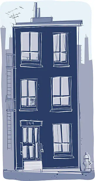 Vector illustration of Apparently an Apartment