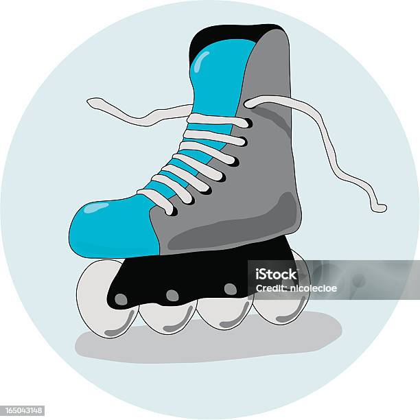 Rollerblade Stock Illustration - Download Image Now - Inline Skate, Vector, Activity