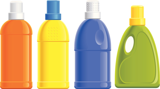 detergent bottles (vector)
