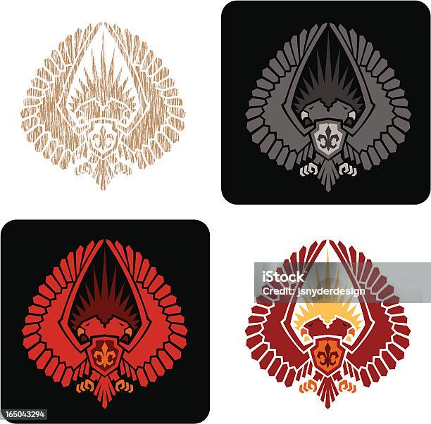 Double Eagle Crest Vecteurs libres de droits et plus d'images vectorielles de Armoiries - Armoiries, Fantaisie, Aigle