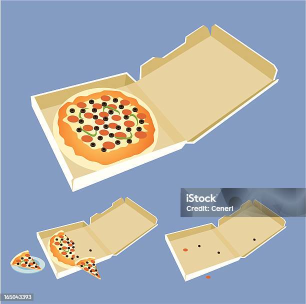 Leben Eines Pizza Stock Vektor Art und mehr Bilder von Pizza - Pizza, Pappe, Glatt