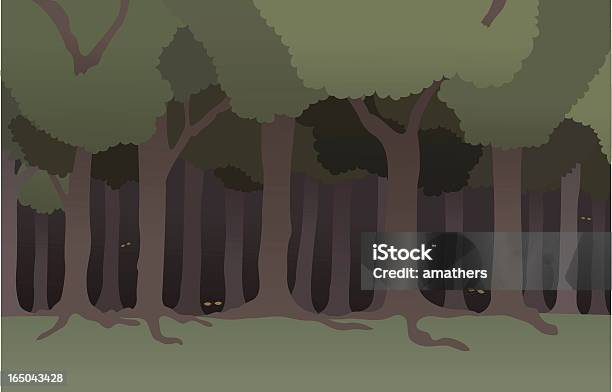 Dark Forest Stock Illustration - Download Image Now - Confusion, Overcast, Branch - Plant Part