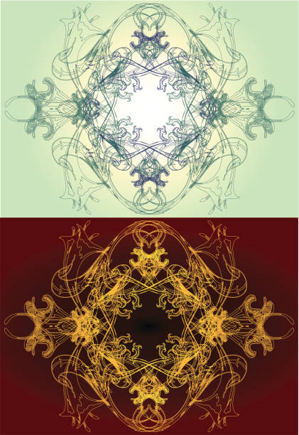 chant-새크리드 지오메트리 시리즈 - celtic culture cross cross shape mandala stock illustrations