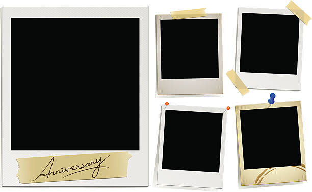szczegóły zdjęcia (wektor - isolated polaroid stock illustrations
