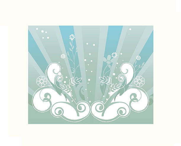 flower element design vector art illustration