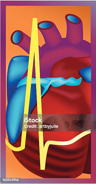 Gesundes Herzsymbol Stock Vektor Art und mehr Bilder von Alternative Medizin - Alternative Medizin, Anatomie, Biologie