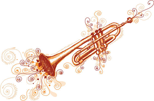 Loose  Trumpet vector art illustration