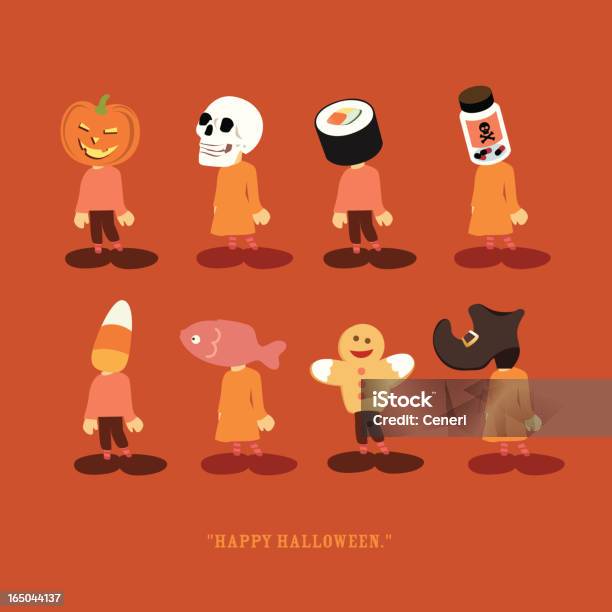 Trick Or Treat Stock Illustration - Download Image Now - Candy, Halloween, Sushi