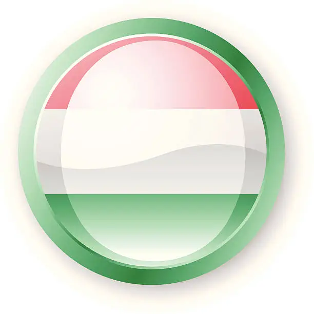 Vector illustration of Hungary Flag Icon