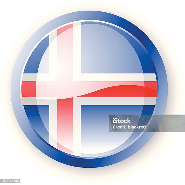 Iceland Flag Icon Stock Illustration - Download Image Now - Blue, Circle, Clip Art