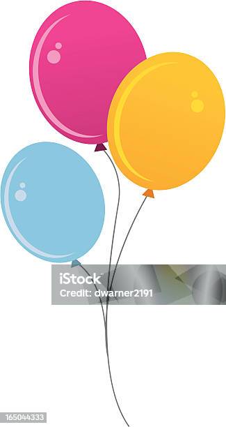 Balony - Stockowe grafiki wektorowe i więcej obrazów Balon - Balon, Bez ludzi, Grafika wektorowa