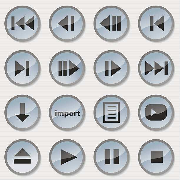 eBook Button OFF http://dl.dropbox.com/u/38654718/istockphoto/Media/download.gif foward button stock illustrations