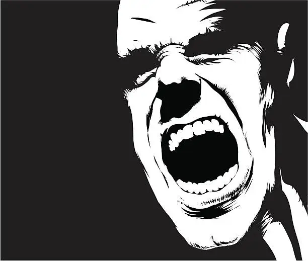 Vector illustration of Scream