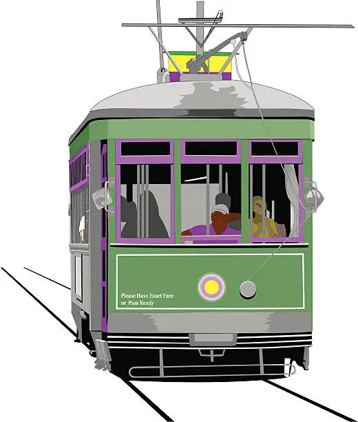 Vector illustration of Trolley