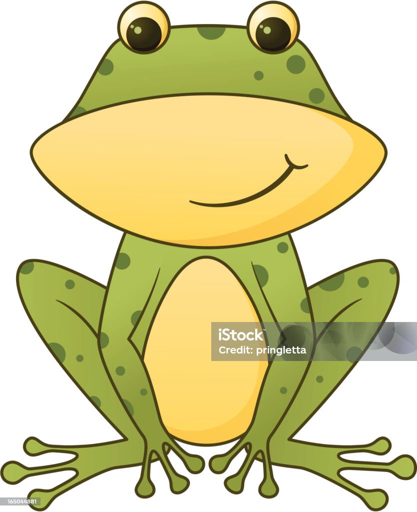 Froggy-incluindo jpeg - Royalty-free Anfíbio arte vetorial