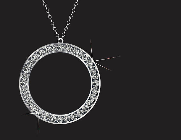колье dream - necklace chain gold jewelry stock illustrations