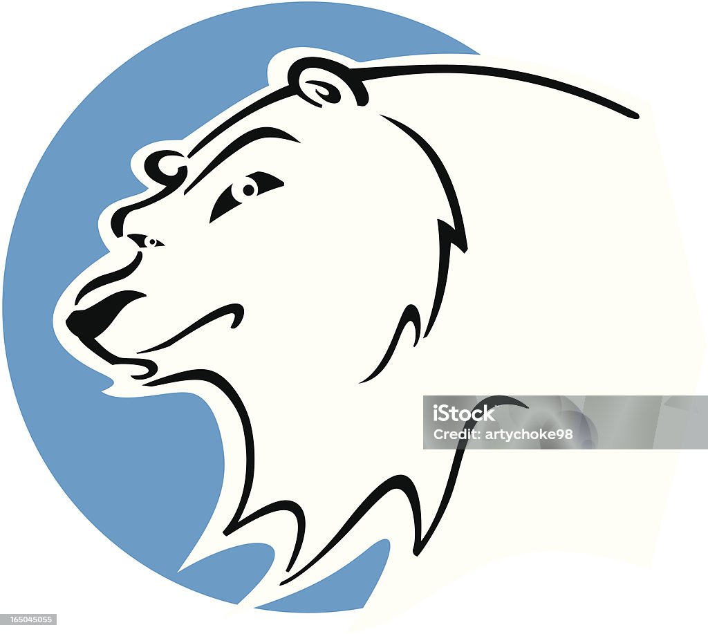 Polar Bear Cartoon Polar Bear vectored Animal stock vector