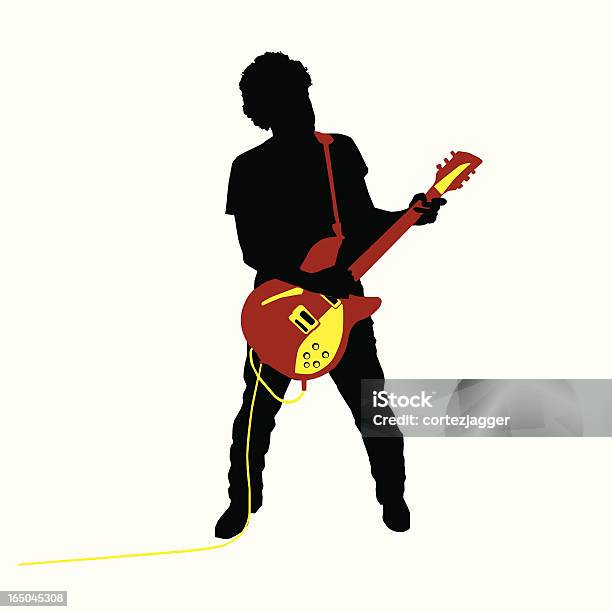 Ilustración de Balancearse Guitarrista Silueta Vector Ilustración y más Vectores Libres de Derechos de Actuación - Espectáculo