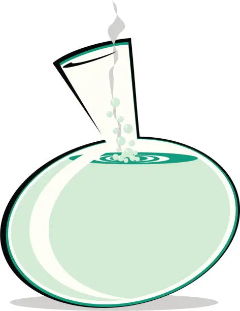 Vector illustration of Beaker of Elixir