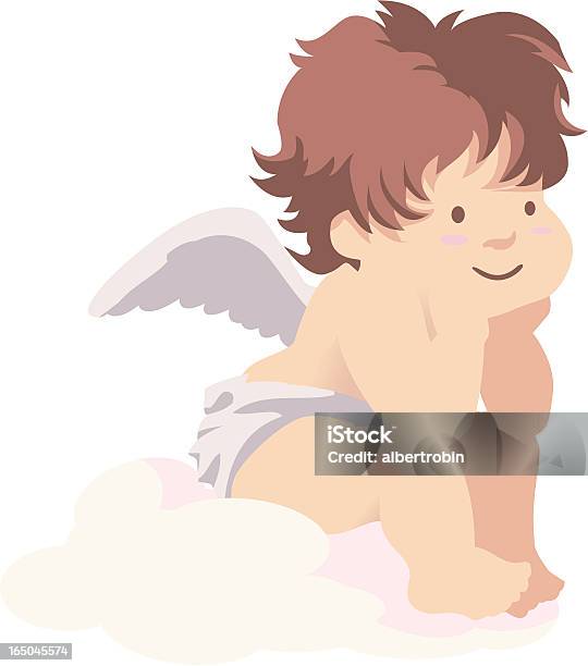 Ilustración de Angel y más Vectores Libres de Derechos de Conceptos - Conceptos, Contemplación, Cupido