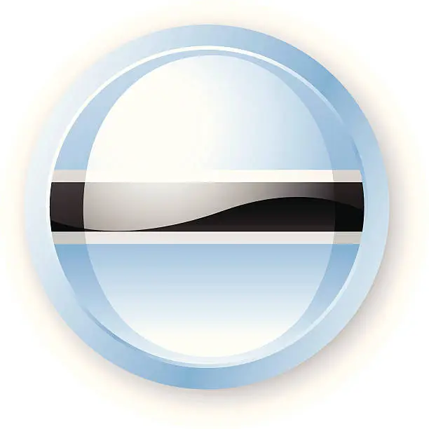 Vector illustration of Botswana Flag Icon