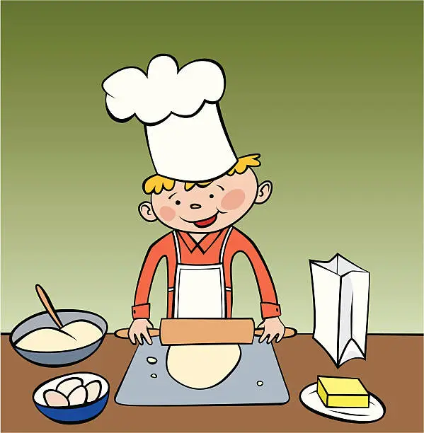 Vector illustration of Good Cook