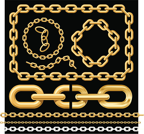 Gold Chain Black http://dl.dropbox.com/u/38654718/istockphoto/Media/download.gif chains of gold stock illustrations
