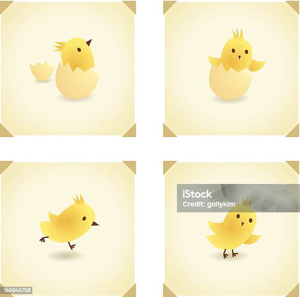 Carino Chick - Immagini vettoriali stock e altre immagini di Abilità - Abilità, Album fotografico, Animale