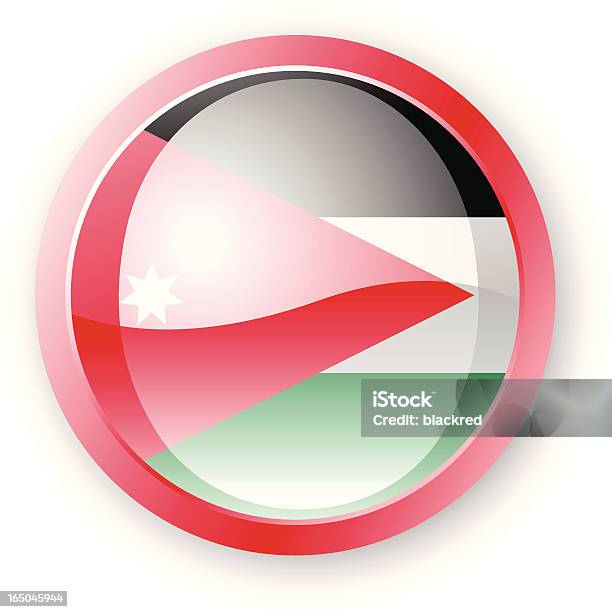 Jordan Flaggesymbol Stock Vektor Art und mehr Bilder von Bedienungsknopf - Bedienungsknopf, ClipArt, Computergrafiken