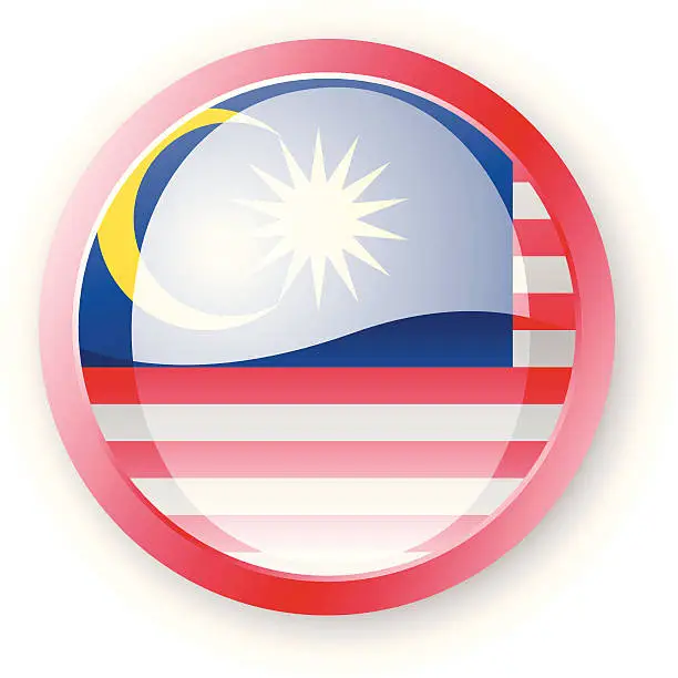 Vector illustration of Malaysia Flag Icon