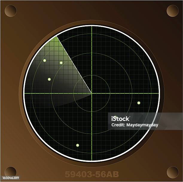 Radar Stock Vektor Art und mehr Bilder von Radar - Radar, Militärschiff, Großsegler