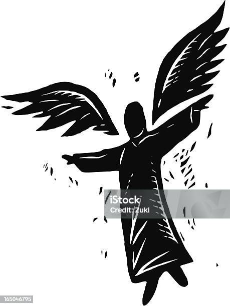 안젤 천사에 대한 스톡 벡터 아트 및 기타 이미지 - 천사, 날기, 동물 날개