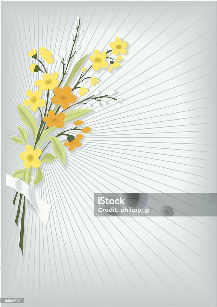 Bukiet kwiatów - Grafika wektorowa royalty-free (Abstrakcja)