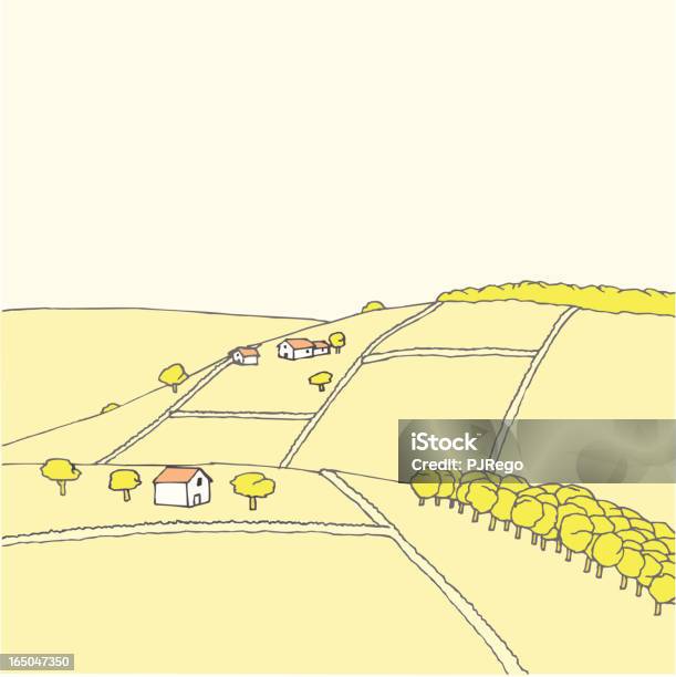 Gospodarstwo Land - Stockowe grafiki wektorowe i więcej obrazów Drzewo - Drzewo, Gospodarstwo, Grafika wektorowa