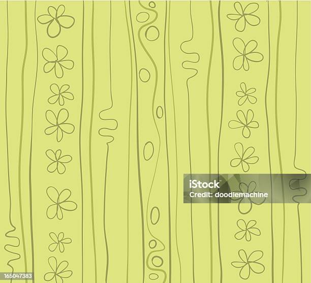 녹색 스트라이프드 배경기술 0명에 대한 스톡 벡터 아트 및 기타 이미지 - 0명, 꽃-식물, 낙서-드로잉