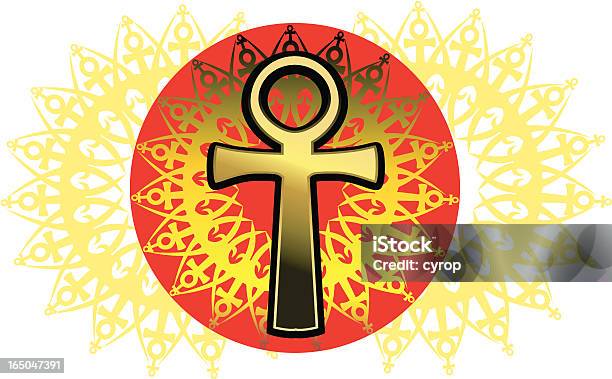 Egyptian Cross Mandala Stock Illustration - Download Image Now - Alternative Medicine, Ancient, Ankh