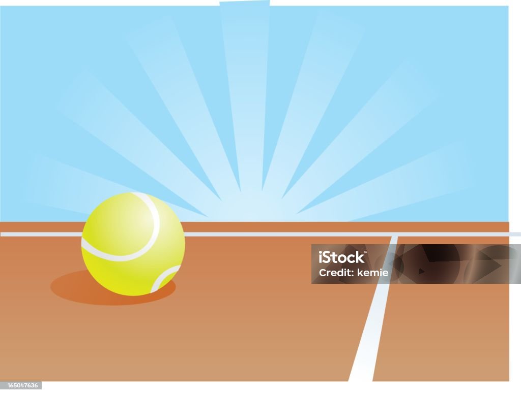 Cancha de tenis - arte vectorial de Fondos libre de derechos
