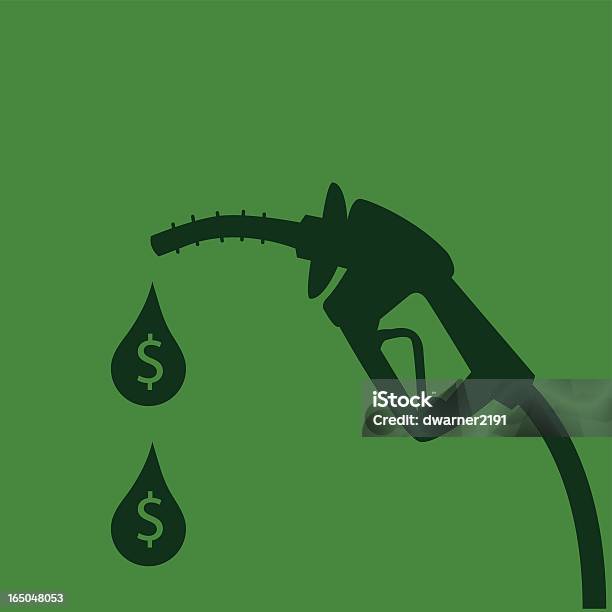 Ilustración de Bomba De Dinero y más Vectores Libres de Derechos de Gasolina - Gasolina, Impuesto, Bomba de combustible