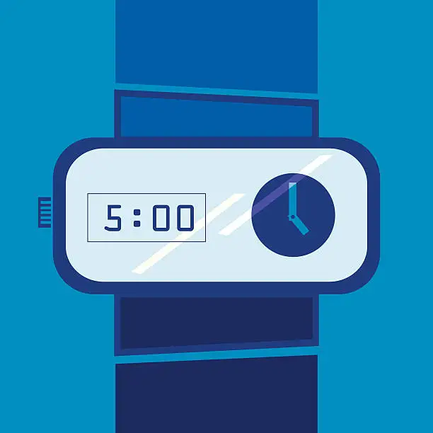 Vector illustration of Watch