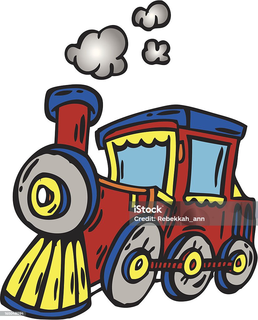 Train miniature - clipart vectoriel de Illustration libre de droits