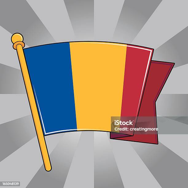 Drapeau De Roumanie Vecteurs libres de droits et plus d'images vectorielles de Armée - Armée, Armée de terre, Bleu