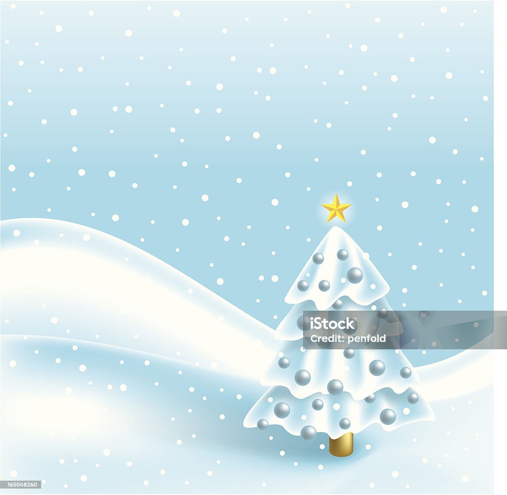 Árbol de navidad - arte vectorial de Abeto libre de derechos