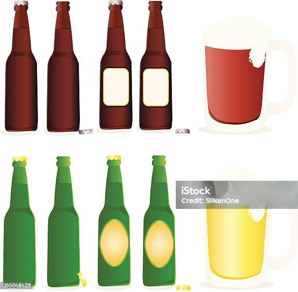 Ilustración de Cerveza y más Vectores Libres de Derechos de Botella de cerveza - Botella de cerveza, Bebida, Bebida alcohólica