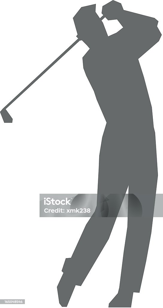 Jogador de golfe - Royalty-free Tacada de Golfe arte vetorial