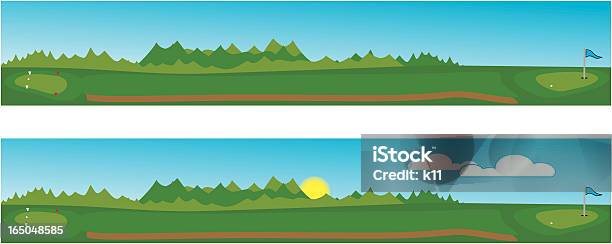 Golfa Fairways - Stockowe grafiki wektorowe i więcej obrazów Golf - Sport - Golf - Sport, Grafika wektorowa, Ilustracja