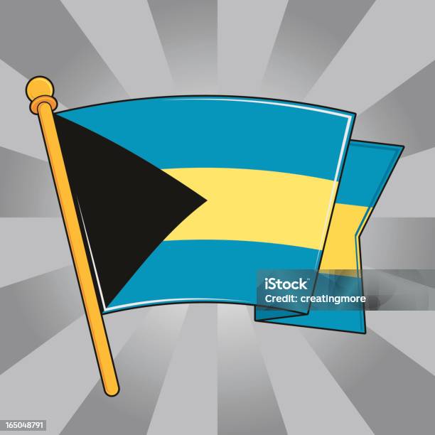 Flagge Der Bahamas Stock Vektor Art und mehr Bilder von Bahamas - Bahamas, Blau, Britisches Empire