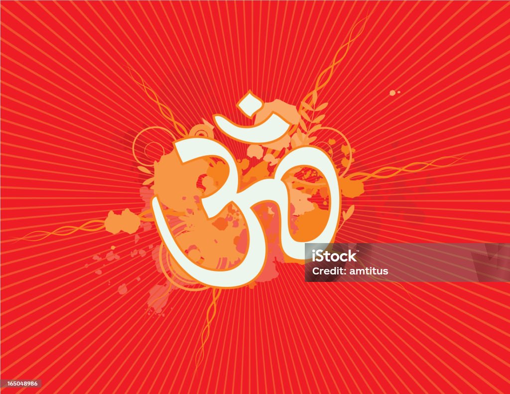 Hindu-symbol - Lizenzfrei Om-Symbol Vektorgrafik