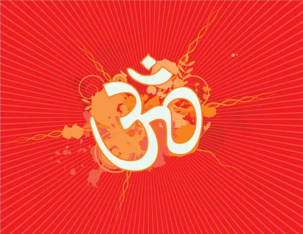 Vector illustration of Hindu symbol