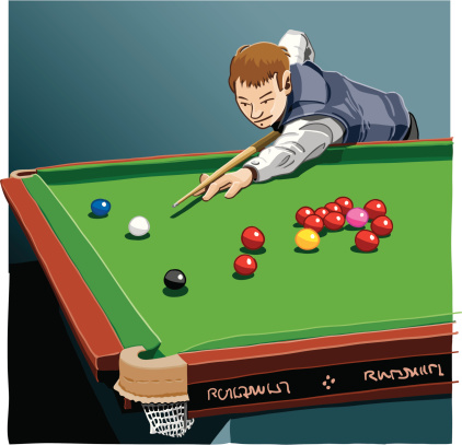 Snooker Player Stock Illustration - Download Image Now - Snooker, Indoors,  Leisure Games - iStock