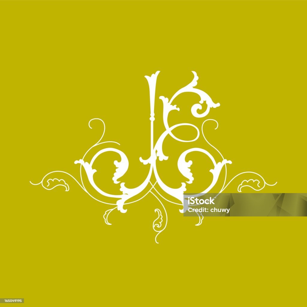 Détails décoratifs - clipart vectoriel de Motif floral libre de droits